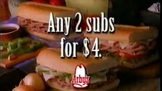 Arbys Subs 2000S Commercial 2001