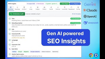 Digispot AI SEO Insights Chrome Extension - visual overlay mode