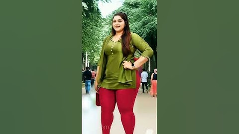 AI-Generated Plus Size Fashion Model | Trending Shorts 2025