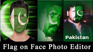 Make Pakistani Flag On Face | Best Flag Face App On google Play Store 2021 screenshot 2