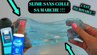 NOUVEAU SLIME SANS COLLE AVEC SEL ET SHAMPOING DOUCHE ! TROP BIEN ! SA MARCHE !! SLIME TEST