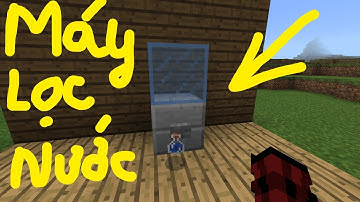 ✔MINECRAFT PE: Cách làm máy lọc nước