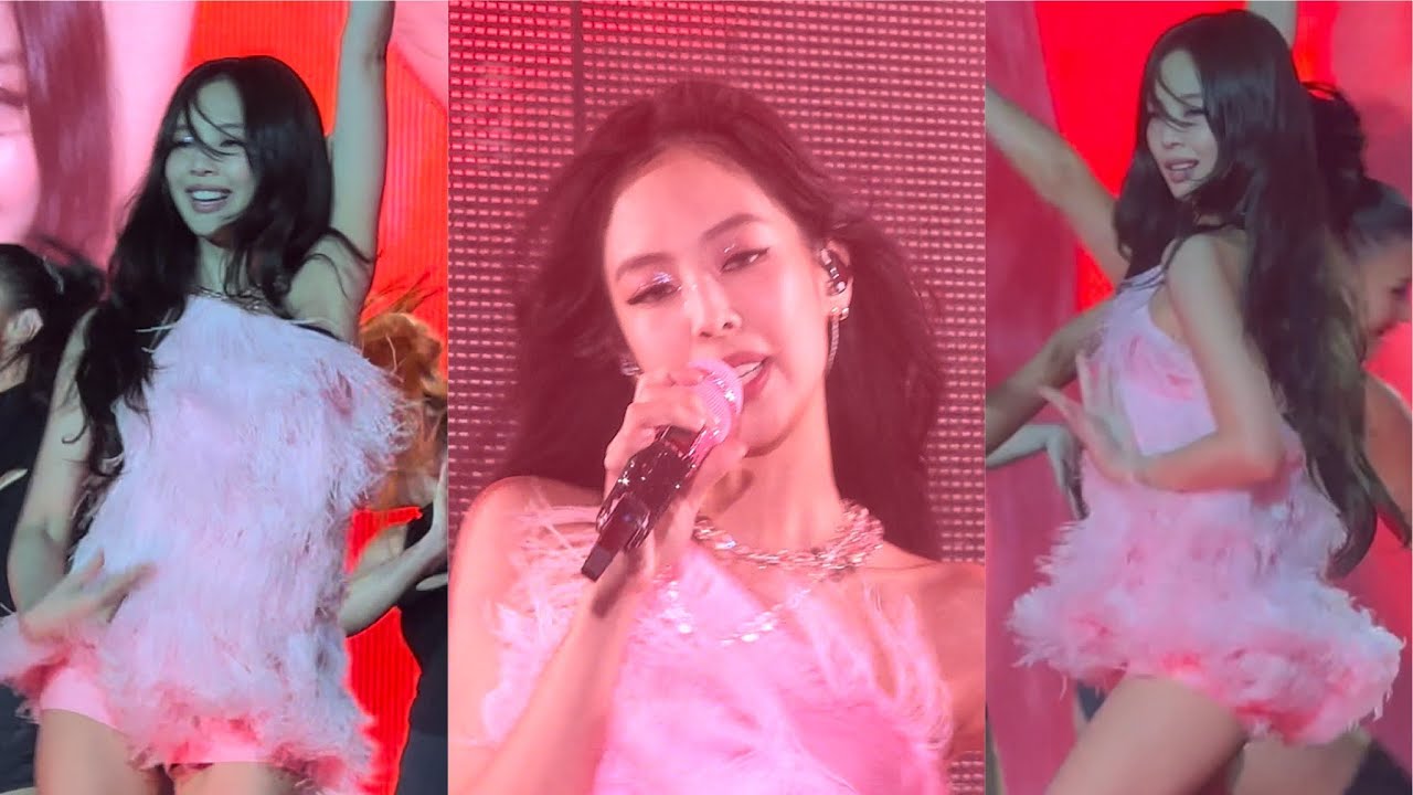 230826 Jennie Solo Remix + Dance Blackpink Born Pink Encore LA Dodgers Stadium Fancam Live Concert