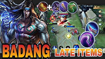 MOBILE LEGENDS BADANG||BADANG BEST BUILD 2023