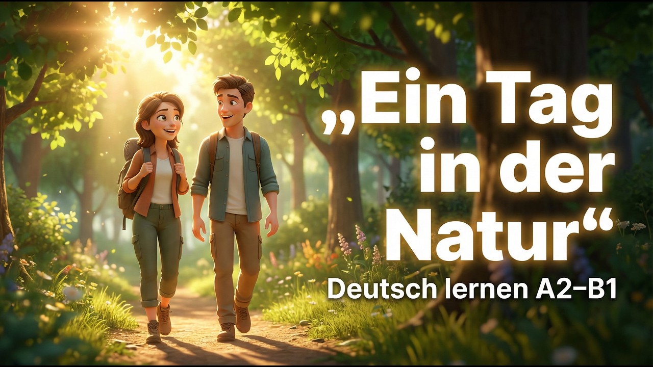 Ein Tag in der Natur🌲| Einfache Deutsch Lernen durch Geschichten (A2-B1)
