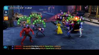 4 Rebirth members + Red Hulk destroying Bio Node 2, Doom 3.5
