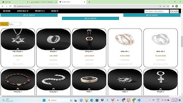 Share đồ án website PHP Cửa hàng trang sức có thanh toán MOMO