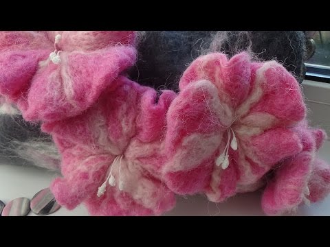 DIY Фелтинг. Сумка своими руками Часть 1. Felting. Bag with your own hands Part 1