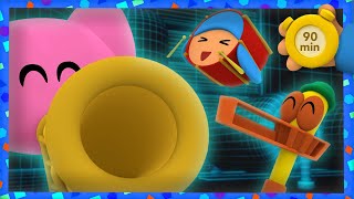 POCOYO AND NINA  A fantastic musical party [90 min] |ANIMATED CARTOON for Children | FULL episodes