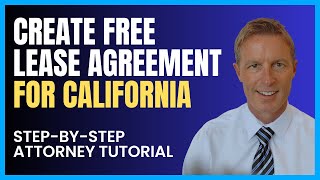 California Lease Agreement 🏛 Free Template and Walkthrough