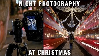 Christmas night photography