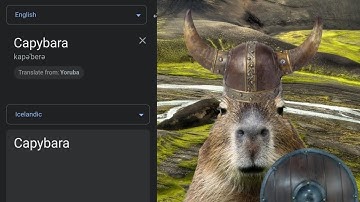 "Capybara" in different languages