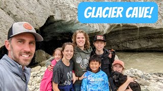 Exploring a Real Glacier Cave in Alaska! #glacier #glaciercave #alaska