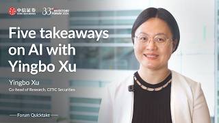 IF26 Five Takeaways On AI with Yingbo Xu