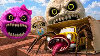 ANGRY MOON FAMILY HURT CAR EATER in Garry's Mod screenshot 5