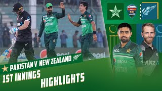 1st Innings Highlights | Pakistan vs New Zealand | 1st ODI 2023 | PCB | MZ2T