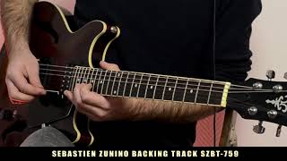 Blues-Rock Lead Tone with the IBANEZ AM-53 ! | Sebastien Zunino Backing Track | Gary Moore Style ?