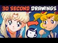 Drawing Cartoon Characters In 30 Seconds