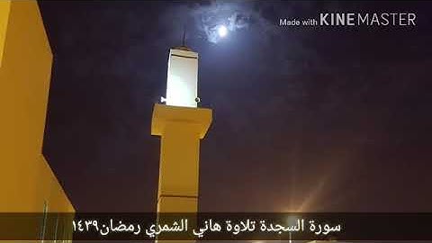 سورة السجدة بصوت القارئ هاني الشمري رمضان ١٤٣٩