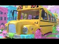 Wheels on the Bus || Slime World || Sticky Version 58 Seconds Speed || Crocomix Kids TV