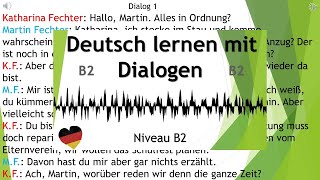 Dialoge B1 - B2 | Deutsch lernen durch Hören | 2 | screenshot 4