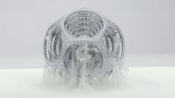 Ultimaker 3 Gyro timelapse - Dual extrusion with water soluble PVA support - 3dprintmanual.com