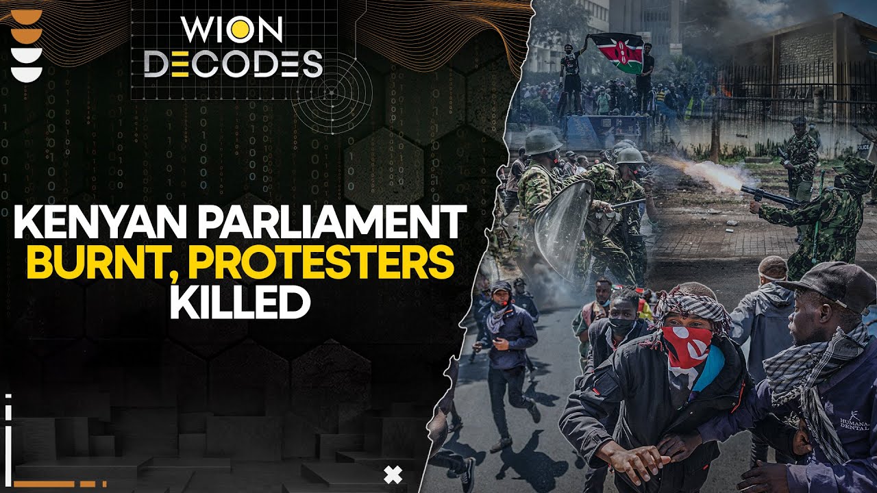 Kenya Protests: Kenya burns as anti-tax protests turn ugly | WION Decodes