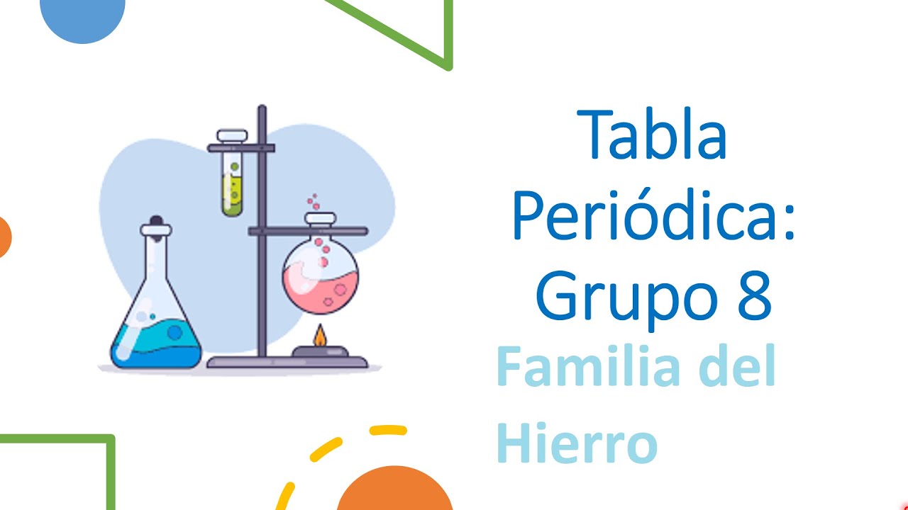 Tabla periódica: grupo 8 familia del hierro sus características - YouTube