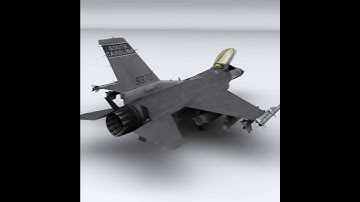 F-16C Falcon Block 52 3D model from CGTrader.com