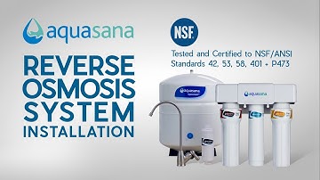 How to Install the Aquasana OptimH20 Reverse Osmosis Water Filter - Australian Installation Guide