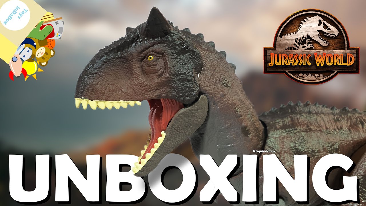 CARNOTAURUS TORO | CONTROL 'N CONQUER | Jurassic World Camp Cretaceous | Unboxing | Toys InDaBox