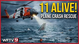 11 People Rescued After Plane Crashes in Atlantic | Dramatic Sea Rescue