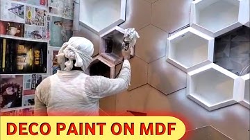 Deco paint on mdf | white Duco paint furniture
