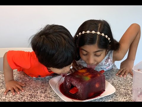 How To Make Jumbo Popsicle ?| Cooking for Kids with Urvi and Apu - FunDay Kid