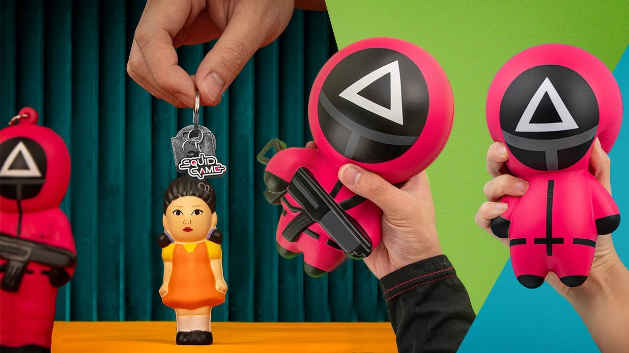 Squid Game Squishies & Squishy Keychains by Cinereplicas