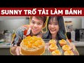 Bạn gái làm bánh Bông Lan Trứng Muối tặng ba mẹ | Oops Banana Vlog 189