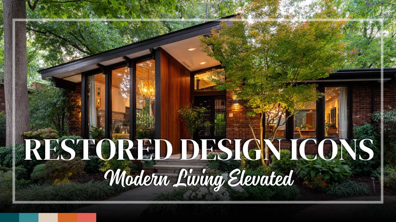 Mid Century Modern Homes Reimagined – Restored Icons with Contemporary Grandeur