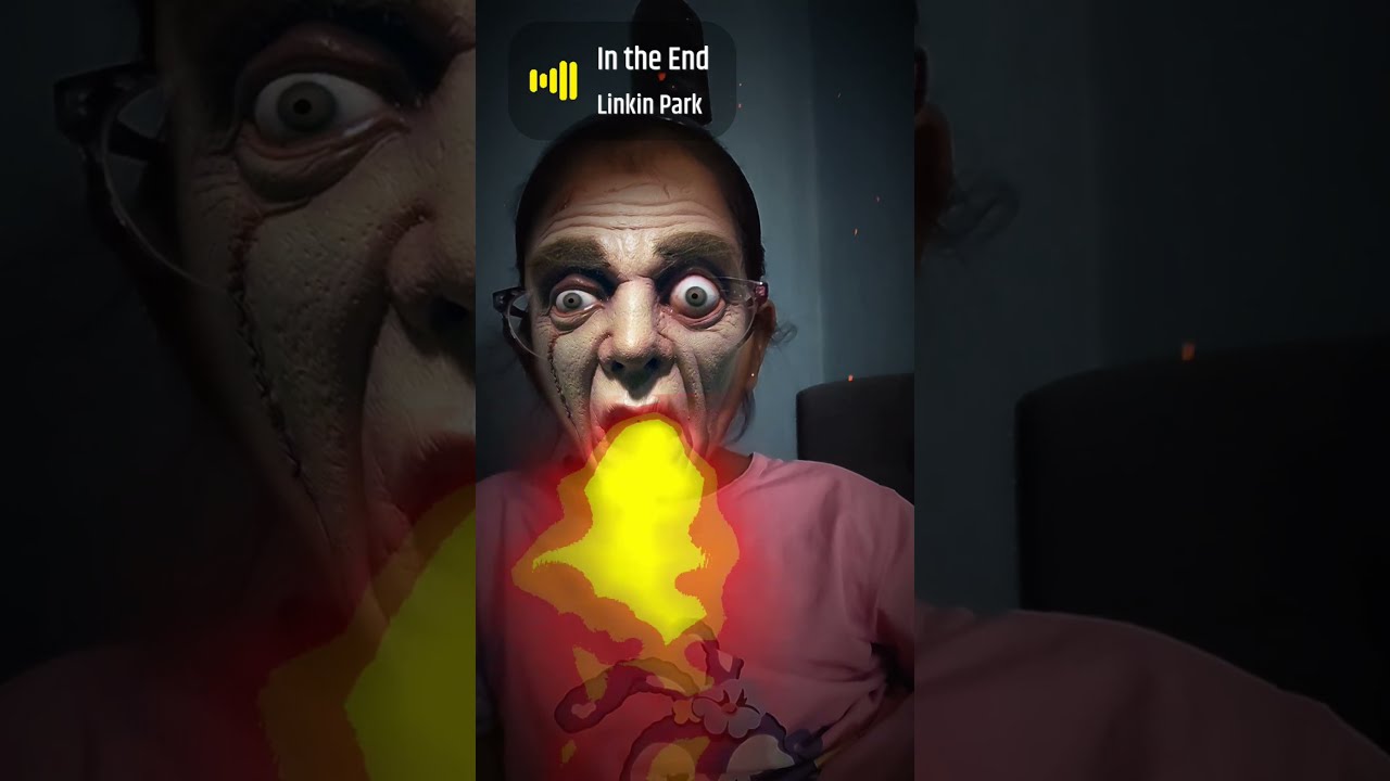 When the Fire Filter Turns You Into a Supervillain 😈🔥 #filtergame #LinkinPark #intheendlinkinpark