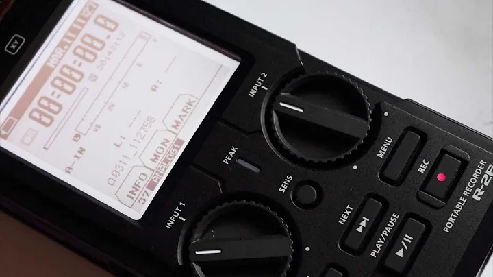 Roland R-26 for DSLR better audio quality - Tutorial (English version)