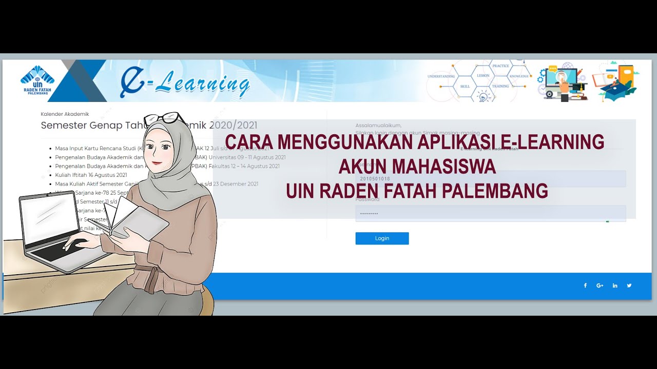 Cara Menggunakan Aplikasi E-Learning Untuk Mahasiswa UIN Raden Fatah