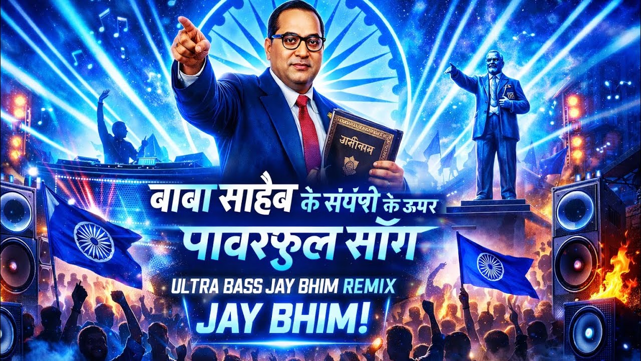 बाबा साहेब के संघर्षों की मशाल 🔥 | Jay Bhim Power Song | Ultra Bass DJ Remix | 2026 Viral