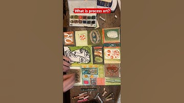 What is Process Art Making all about? #howtodraw #howtopaint #painting #sketchbook #process #studio