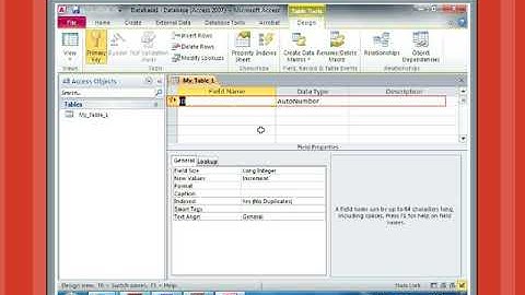 Chapter 4 - Part 4 - To create a table in the Design view | Class 8 Computer