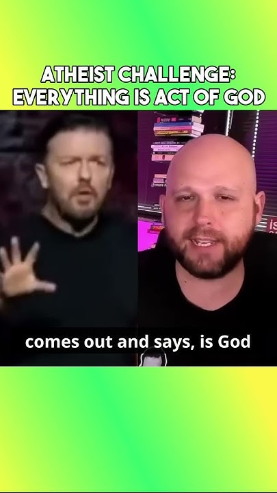 ATHEIST, Ricky Gervais: EVERYTHING is an Act of GOD - YouTube