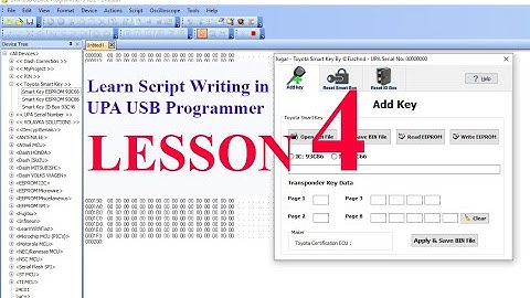 Script Writing in UPA USB programmers   Lesson 4