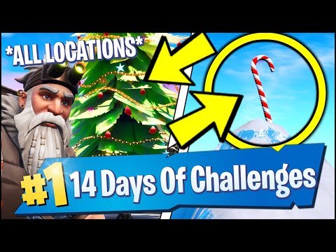 Video: Fortnite Giant Candy Cane Atrašanās Vietas: Kur Atrast Candy Cane Vietas