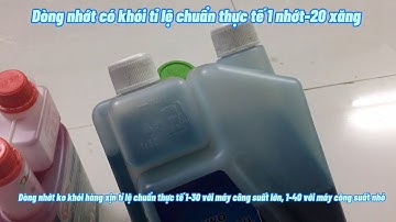 hướng dẫn pha nhớt 2t chuẩn thực tế dành cho các dòng máy 2 thì xăng pha nhớt