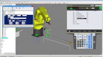 FANUC Roboguide | Pick Up Block From Conveyor and Place on Table