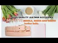 MUSETTE  HIGH QUALITY LEATHER ACCESSORY detailed review 4k