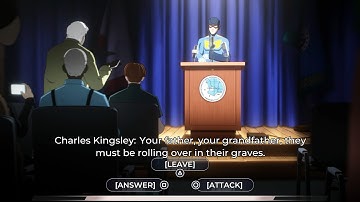 Dispatch - Antwoord de verslaggever vs. Aanvallen vs. Weggaan (Alle keuzes)